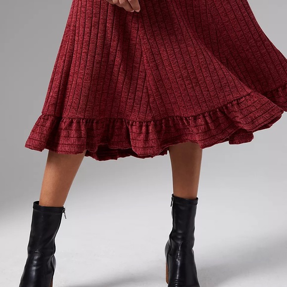 Anthropologie Pauline Midi Sweater Skirt - Picture 3 of 3